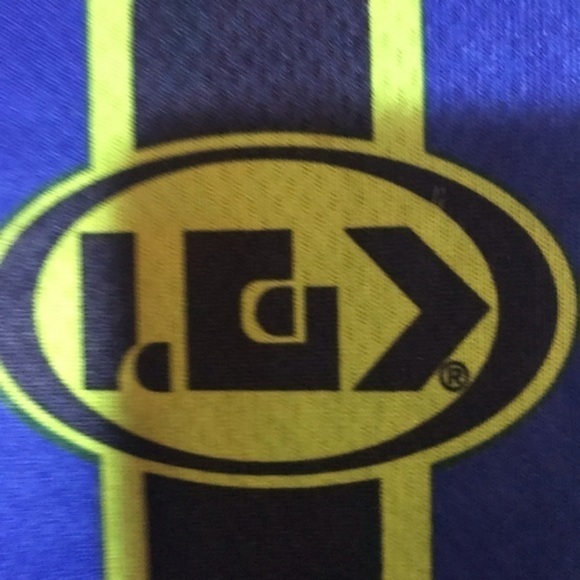 Bicycling Jersey Blue and Lime Green - Picture 4 of 8